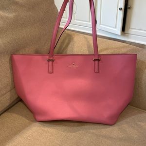 Kate spade bright pink purse//// little chipped paint in the side